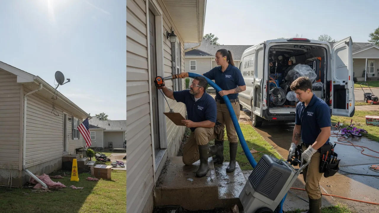 Ceiling Water Damage Restoration in Linn, KS near me